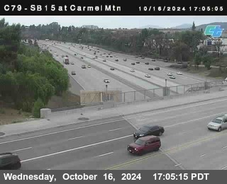 NB 15 at Carmel Mountain Rd.