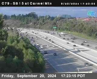 NB 15 at Carmel Mountain Rd.