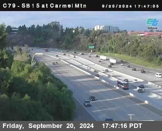 NB 15 at Carmel Mountain Rd.