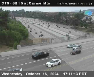 NB 15 at Carmel Mountain Rd.