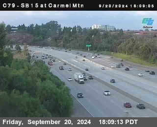 NB 15 at Carmel Mountain Rd.