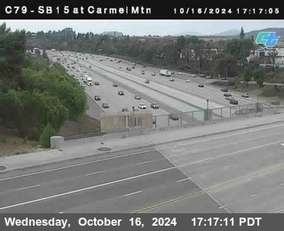 NB 15 at Carmel Mountain Rd.