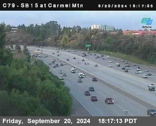 NB 15 at Carmel Mountain Rd.