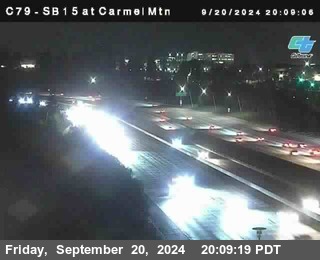 NB 15 at Carmel Mountain Rd.