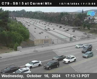 NB 15 at Carmel Mountain Rd.