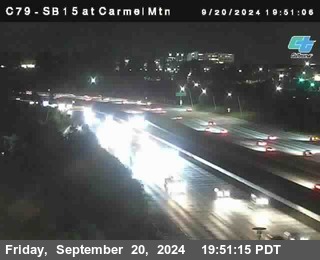 NB 15 at Carmel Mountain Rd.