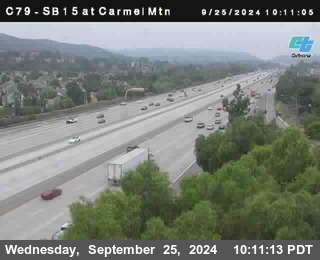 NB 15 at Carmel Mountain Rd.