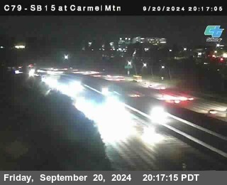 NB 15 at Carmel Mountain Rd.