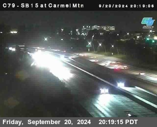 NB 15 at Carmel Mountain Rd.