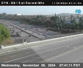 NB 15 at Carmel Mountain Rd.