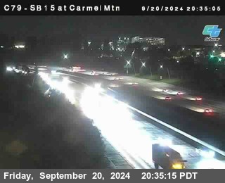 NB 15 at Carmel Mountain Rd.