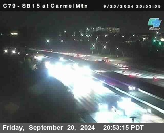 NB 15 at Carmel Mountain Rd.