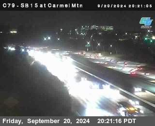 NB 15 at Carmel Mountain Rd.