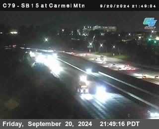 NB 15 at Carmel Mountain Rd.