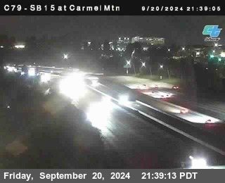 NB 15 at Carmel Mountain Rd.