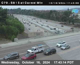 NB 15 at Carmel Mountain Rd.