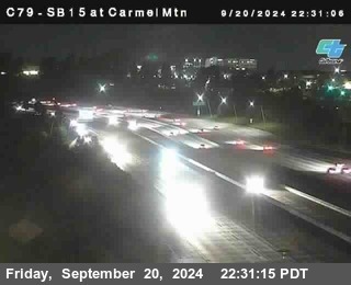 NB 15 at Carmel Mountain Rd.