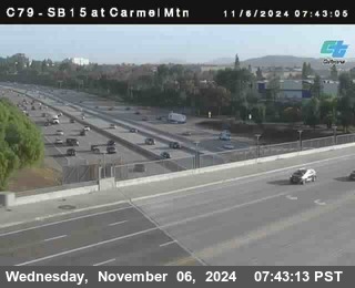 NB 15 at Carmel Mountain Rd.