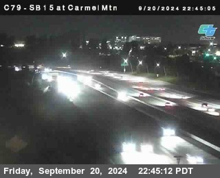 NB 15 at Carmel Mountain Rd.