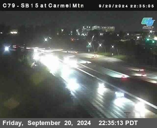 NB 15 at Carmel Mountain Rd.