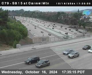 NB 15 at Carmel Mountain Rd.