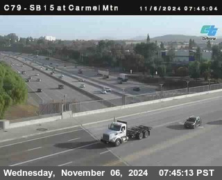 NB 15 at Carmel Mountain Rd.