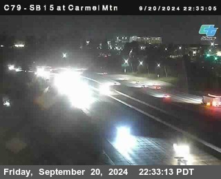 NB 15 at Carmel Mountain Rd.