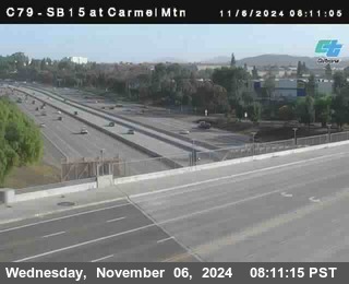 NB 15 at Carmel Mountain Rd.