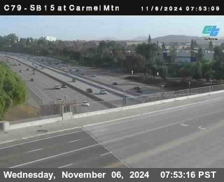 NB 15 at Carmel Mountain Rd.