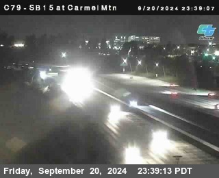 NB 15 at Carmel Mountain Rd.