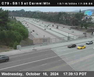 NB 15 at Carmel Mountain Rd.