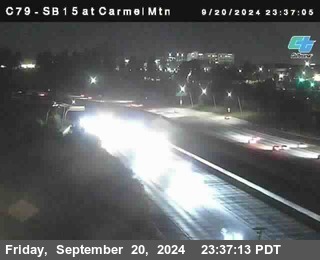 NB 15 at Carmel Mountain Rd.