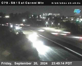 NB 15 at Carmel Mountain Rd.