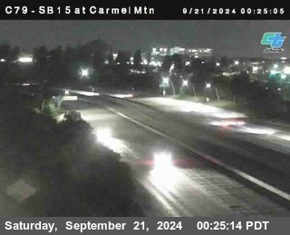 NB 15 at Carmel Mountain Rd.