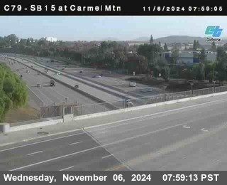 NB 15 at Carmel Mountain Rd.