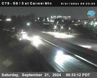 NB 15 at Carmel Mountain Rd.