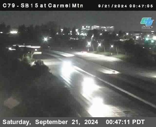 NB 15 at Carmel Mountain Rd.