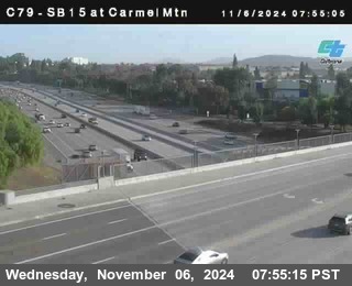 NB 15 at Carmel Mountain Rd.