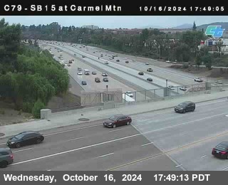 NB 15 at Carmel Mountain Rd.