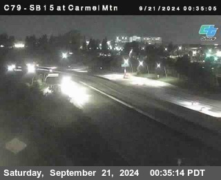 NB 15 at Carmel Mountain Rd.