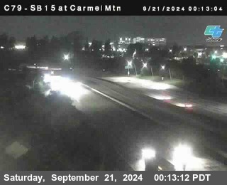 NB 15 at Carmel Mountain Rd.