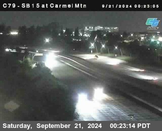 NB 15 at Carmel Mountain Rd.