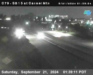 NB 15 at Carmel Mountain Rd.