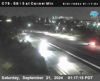 NB 15 at Carmel Mountain Rd.