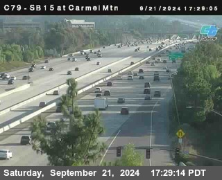 NB 15 at Carmel Mountain Rd.