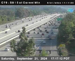 NB 15 at Carmel Mountain Rd.