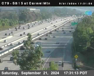 NB 15 at Carmel Mountain Rd.