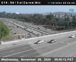 NB 15 at Carmel Mountain Rd.