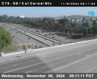 NB 15 at Carmel Mountain Rd.