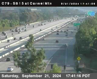 NB 15 at Carmel Mountain Rd.